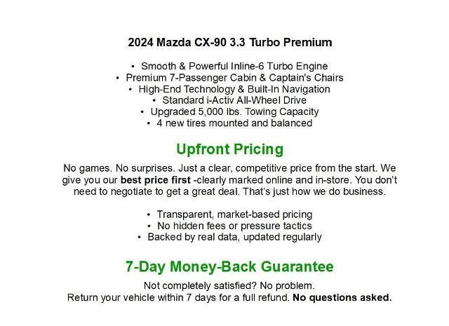 2024 Mazda CX-90 Vehicle Photo in Green Bay, WI 54304