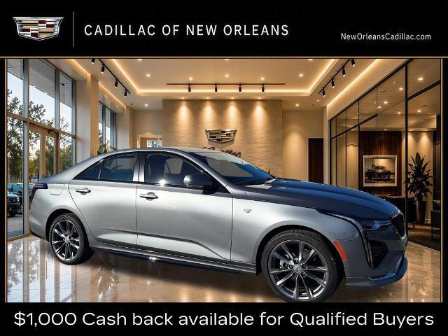 Argent Silver Metallic 2026 Cadillac CT4 Sedan Rear-Wheel Drive 8-Speed Automatic