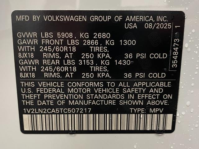 2026 Volkswagen Atlas Vehicle Photo in Appleton, WI 54913