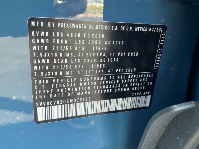 2025 Volkswagen Taos Vehicle Photo in Oshkosh, WI 54904