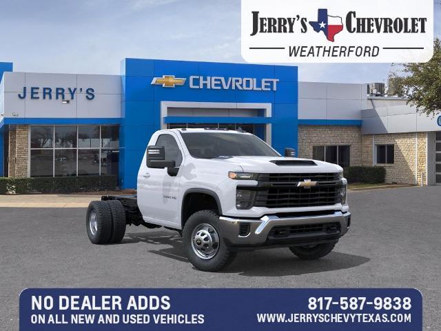 Summit White 2026 Chevrolet Silverado 3500HD Chassis Pickup Truck 4X2 Automatic