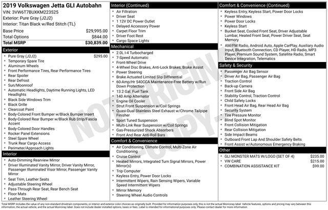 2019 Volkswagen Jetta GLI Vehicle Photo in Flemington, NJ 08822