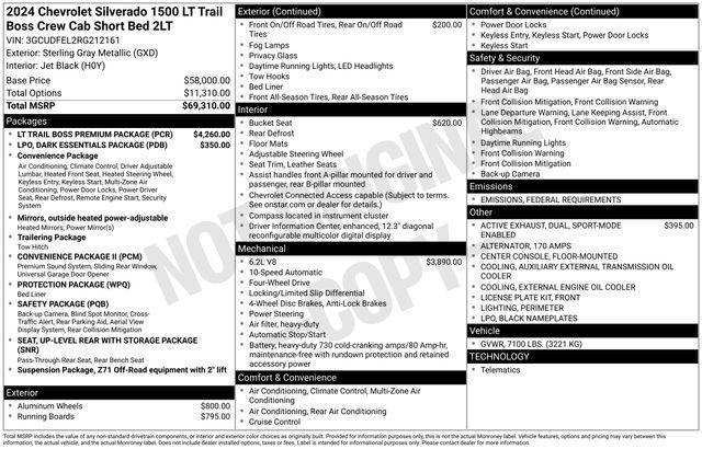 2024 Chevrolet Silverado 1500 Vehicle Photo in DANBURY, CT 06810-5034