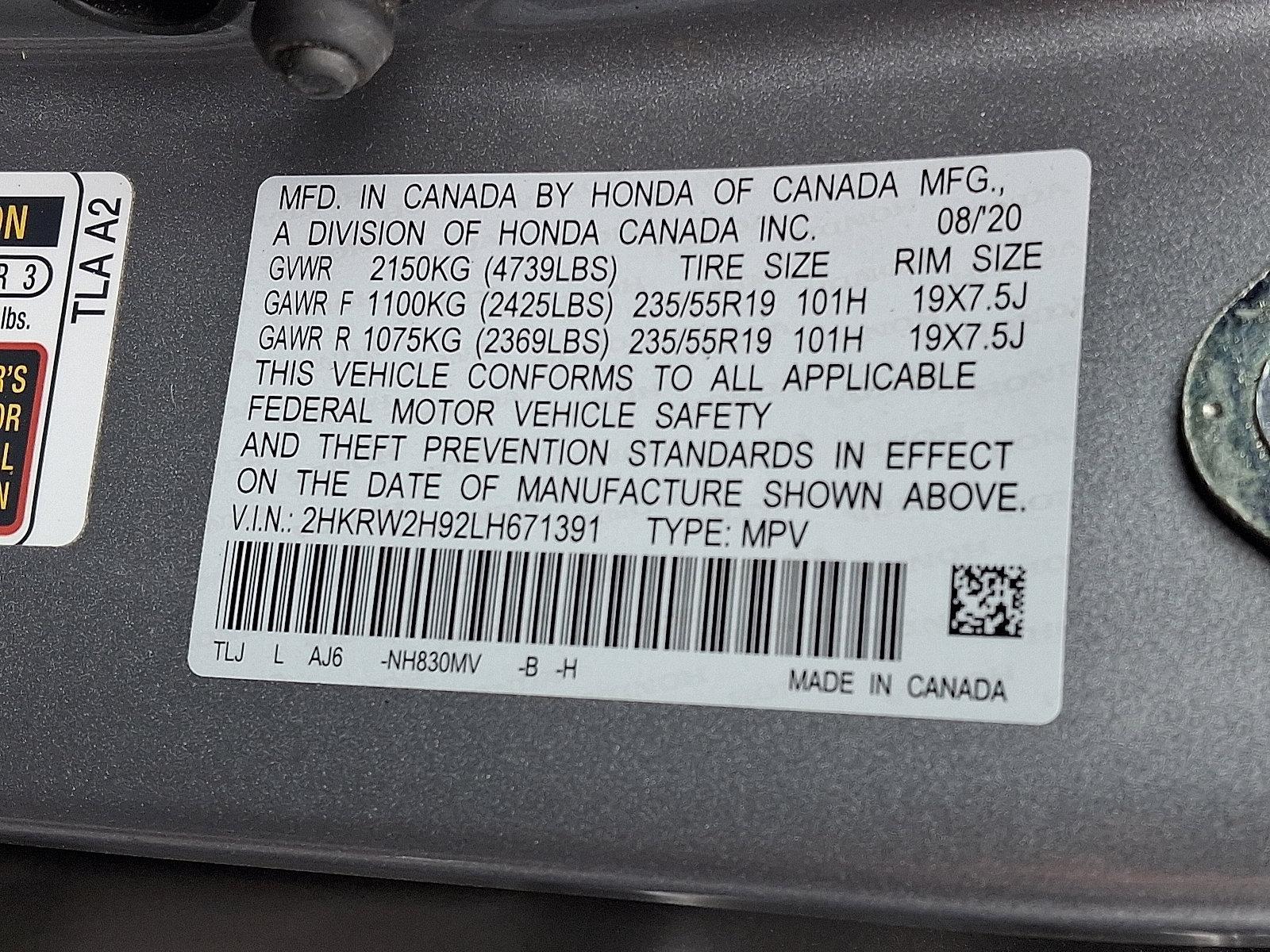 2020 Honda CR-V Vehicle Photo in Easton, PA 18045