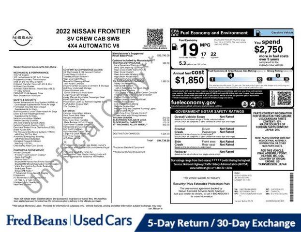 2022 Nissan Frontier Vehicle Photo in Flemington, NJ 08822