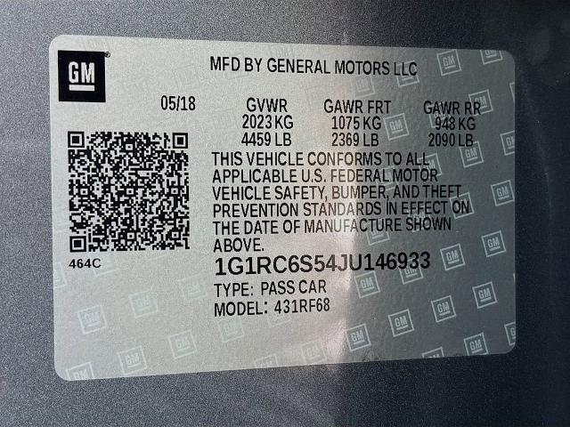 2018 Chevrolet Volt Vehicle Photo in PUYALLUP, WA 98371-4149