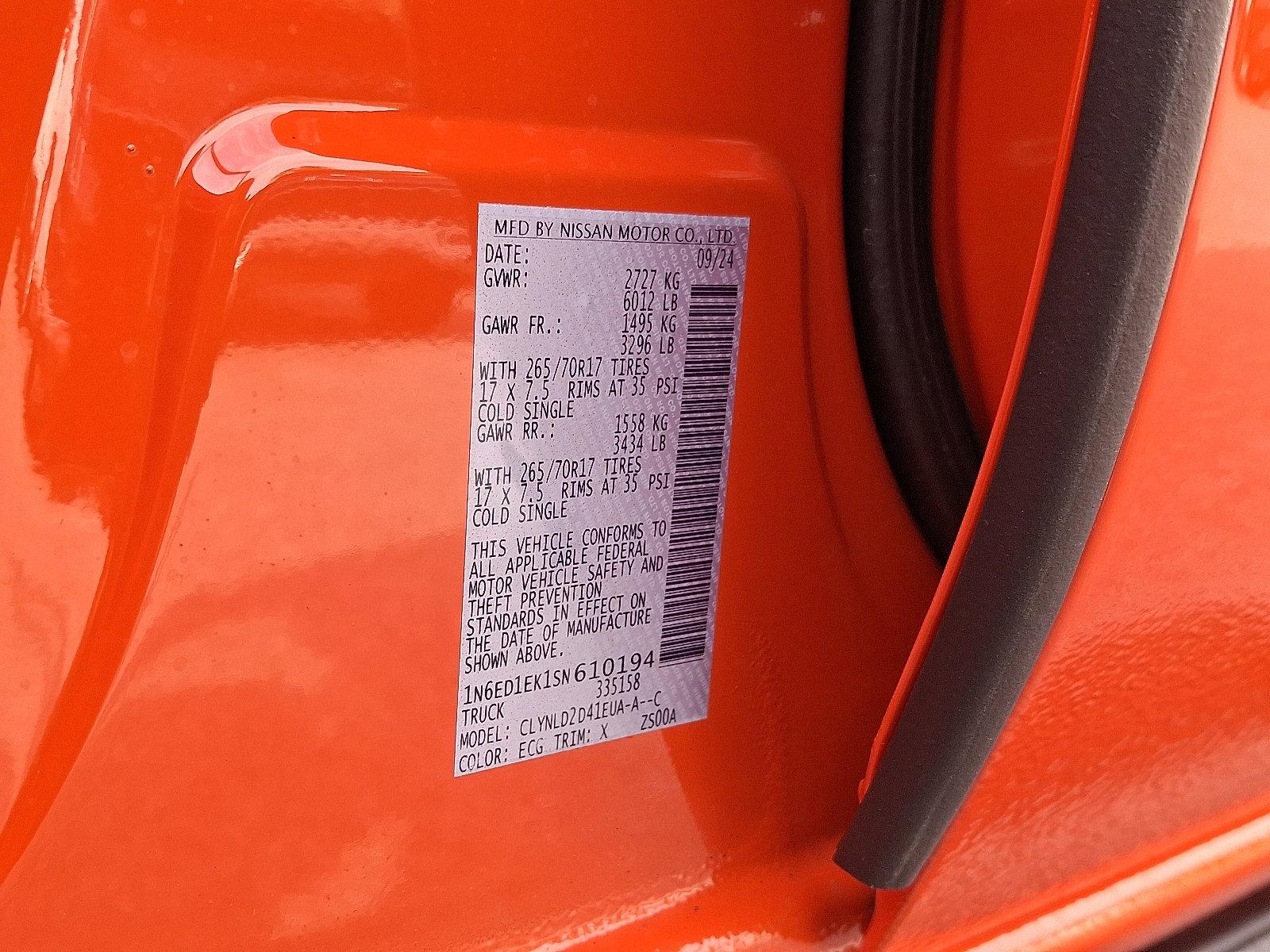 2025 Nissan Frontier Vehicle Photo in Mechanicsburg, PA 17050-2306