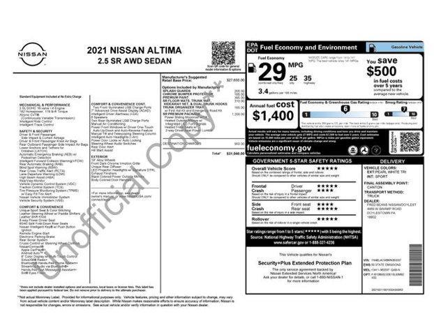 2021 Nissan Altima Vehicle Photo in Flemington, NJ 08822
