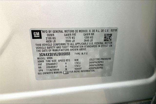 2018 Chevrolet Equinox Vehicle Photo in INDEPENDENCE, MO 64055-1314