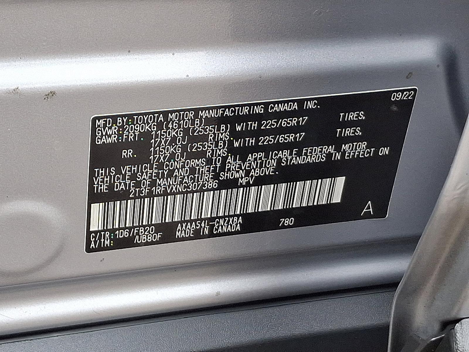 2022 Toyota RAV4 Vehicle Photo in Trevose, PA 19053