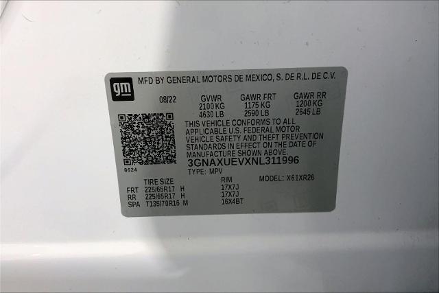 2022 Chevrolet Equinox Vehicle Photo in INDEPENDENCE, MO 64055-1314