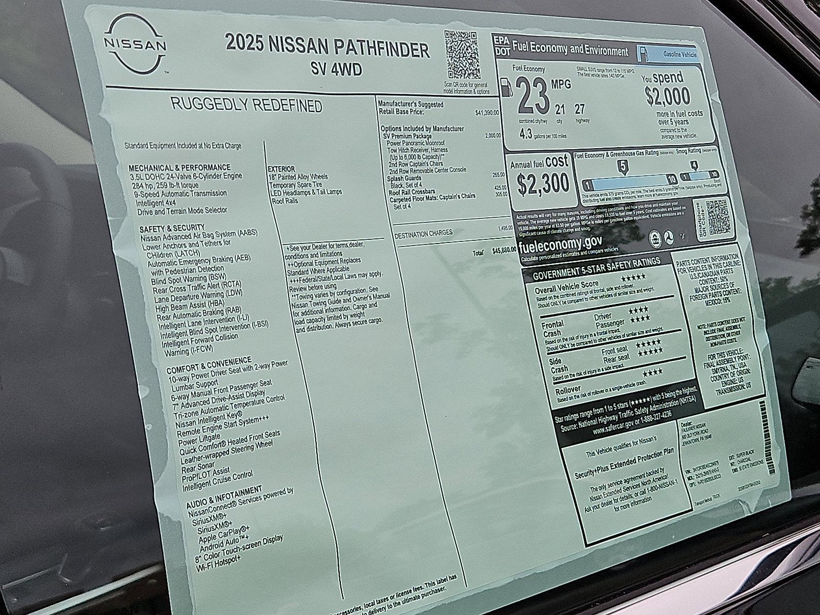 2025 Nissan Pathfinder Vehicle Photo in Jenkintown, PA 19046