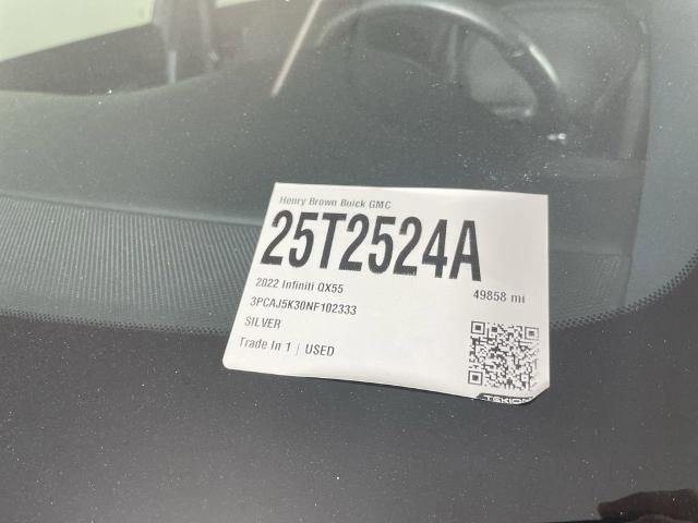 2022 INFINITI QX55 Vehicle Photo in GILBERT, AZ 85297-0402