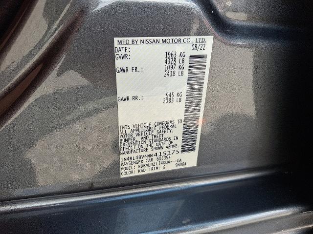 2022 Nissan Altima Vehicle Photo in HARRISBURG, PA 17111-1033