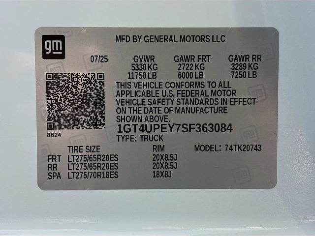 2025 GMC Sierra 2500 HD Vehicle Photo in PUYALLUP, WA 98371-4149