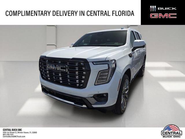 Glacier White Tricoat 2026 GMC Yukon SUV / Crossover Four-Wheel Drive Automatic
