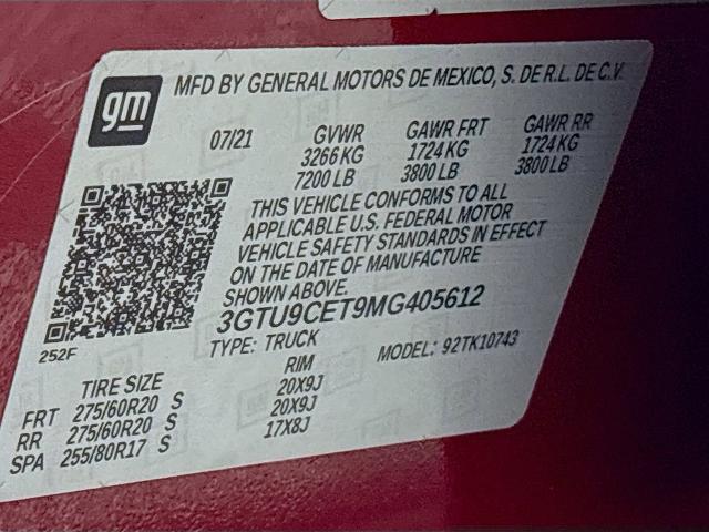 2021 GMC Sierra 1500 Vehicle Photo in PUYALLUP, WA 98371-4149