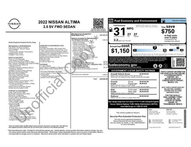 2022 Nissan Altima Vehicle Photo in Flemington, NJ 08822