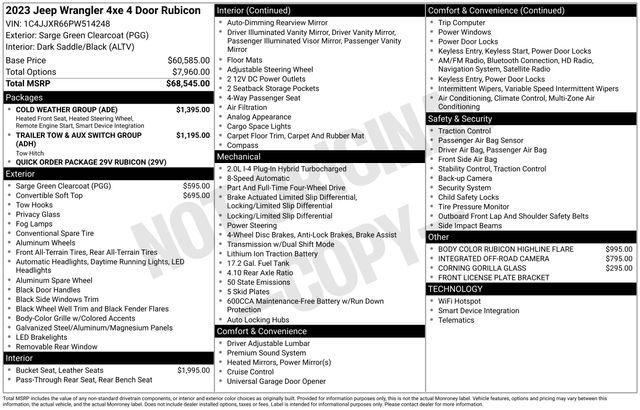 2023 Jeep Wrangler 4xe Vehicle Photo in DANBURY, CT 06810-5034