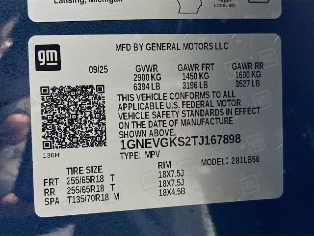 2026 Chevrolet Traverse Vehicle Photo in PUYALLUP, WA 98371-4149