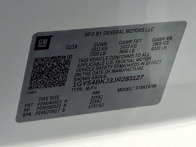 2018 Cadillac Escalade Vehicle Photo in DANBURY, CT 06810-5034