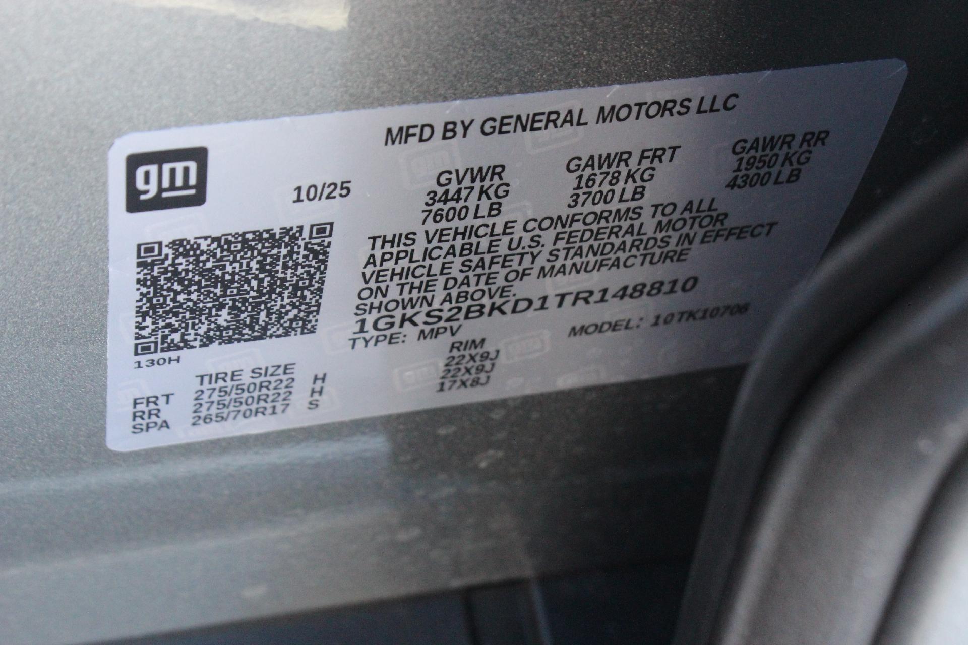 2026 GMC Yukon Vehicle Photo in AURORA, CO 80012-4011