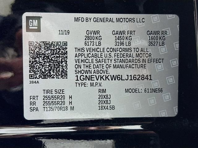 2020 Chevrolet Traverse Vehicle Photo in PUYALLUP, WA 98371-4149