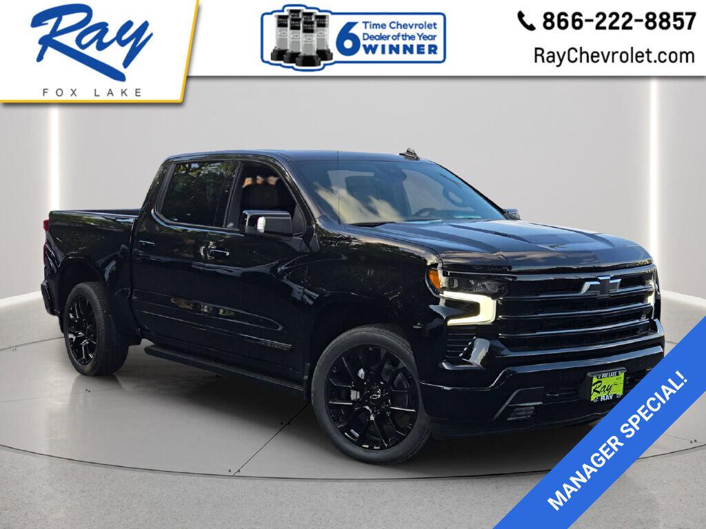 Black 2026 Chevrolet Silverado 1500 Pickup Truck Four-Wheel Drive Automatic