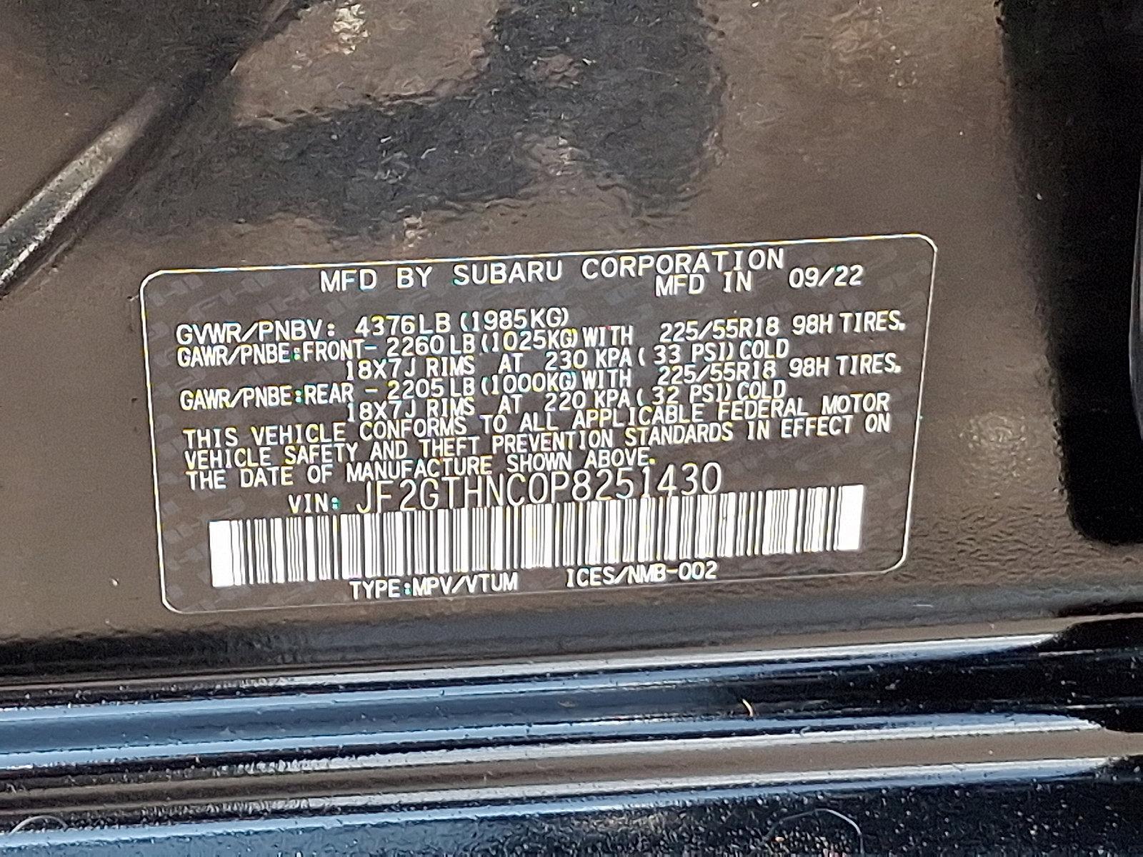 2023 Subaru Crosstrek Vehicle Photo in Trevose, PA 19053