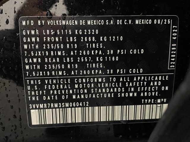 2025 Volkswagen Tiguan Vehicle Photo in Appleton, WI 54913