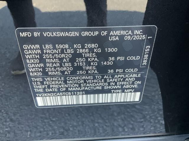 2026 Volkswagen Atlas Vehicle Photo in Oshkosh, WI 54904