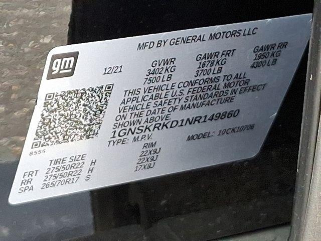 2022 Chevrolet Tahoe Vehicle Photo in DANBURY, CT 06810-5034