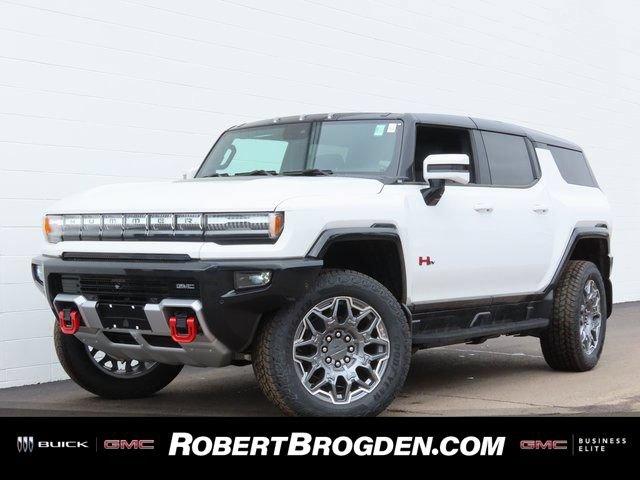 Interstellar White 2025 GMC Hummer EV SUV SUV / Crossover All-Wheel Drive 1-Speed Automatic