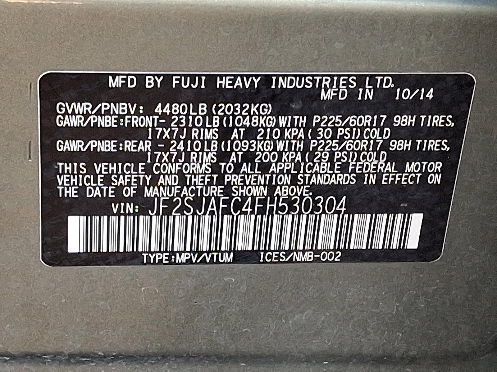 2015 Subaru Forester Vehicle Photo in Easton, PA 18045