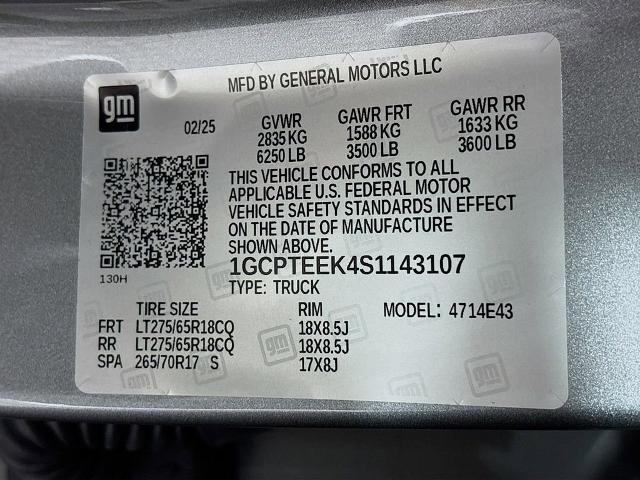 2025 Chevrolet Colorado Vehicle Photo in PUYALLUP, WA 98371-4149