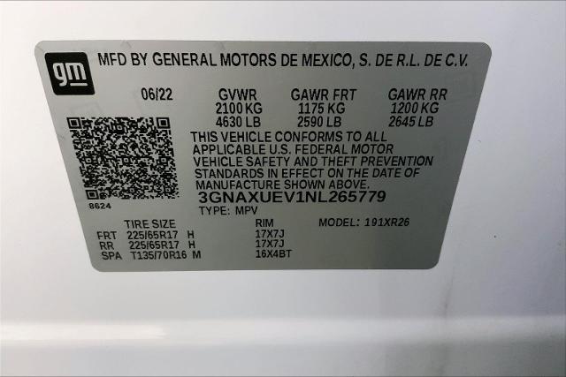 2022 Chevrolet Equinox Vehicle Photo in INDEPENDENCE, MO 64055-1314