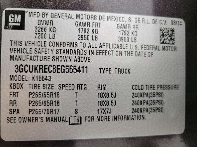 2014 Chevrolet Silverado 1500 Vehicle Photo in NEENAH, WI 54956-2243