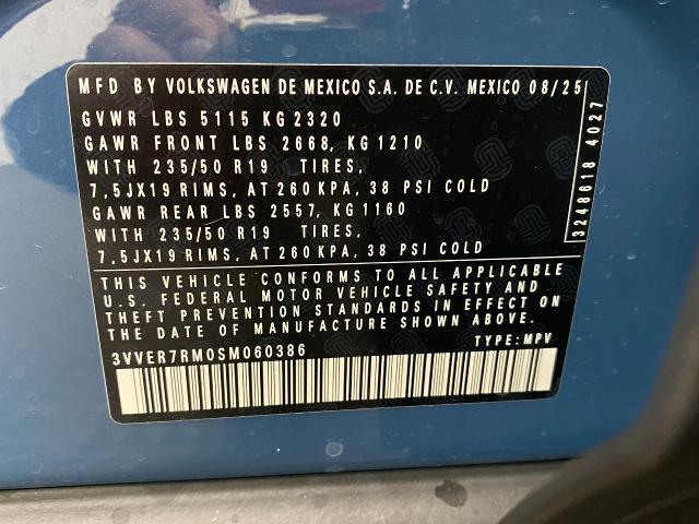 2025 Volkswagen Tiguan Vehicle Photo in Appleton, WI 54913