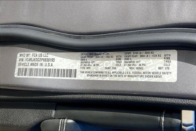 2023 Jeep Grand Cherokee L Vehicle Photo in TOPEKA, KS 66609-0000