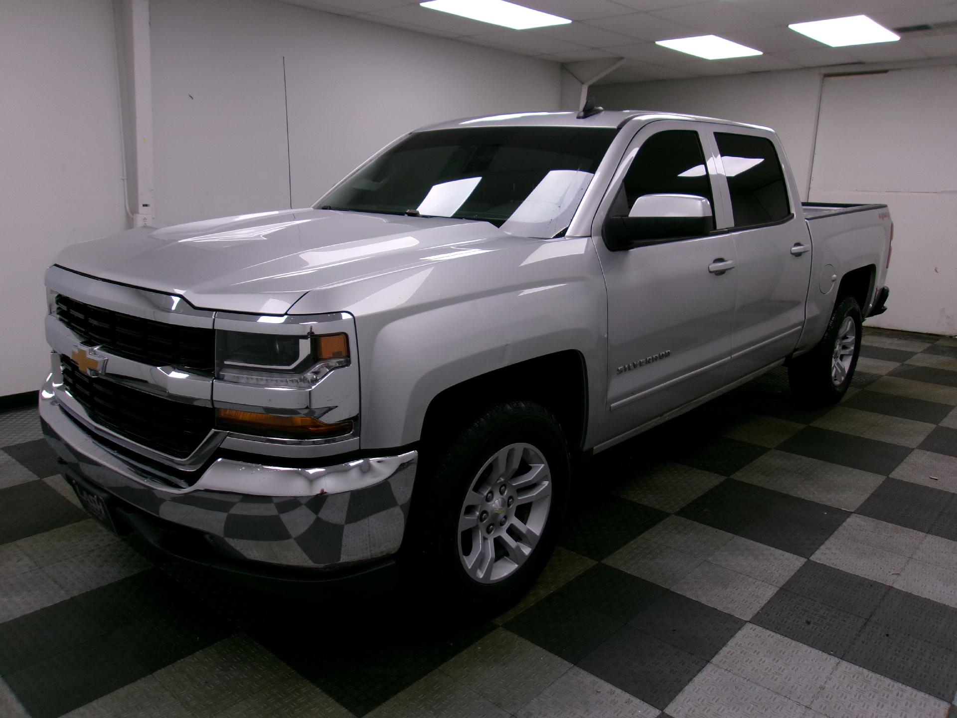 Silver Ice Metallic 2017 Chevrolet Silverado 1500 Pickup Truck Four-Wheel Drive Automatic
