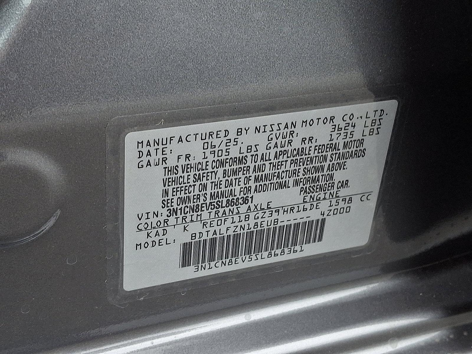 2025 Nissan Versa Vehicle Photo in Mechanicsburg, PA 17050-2306