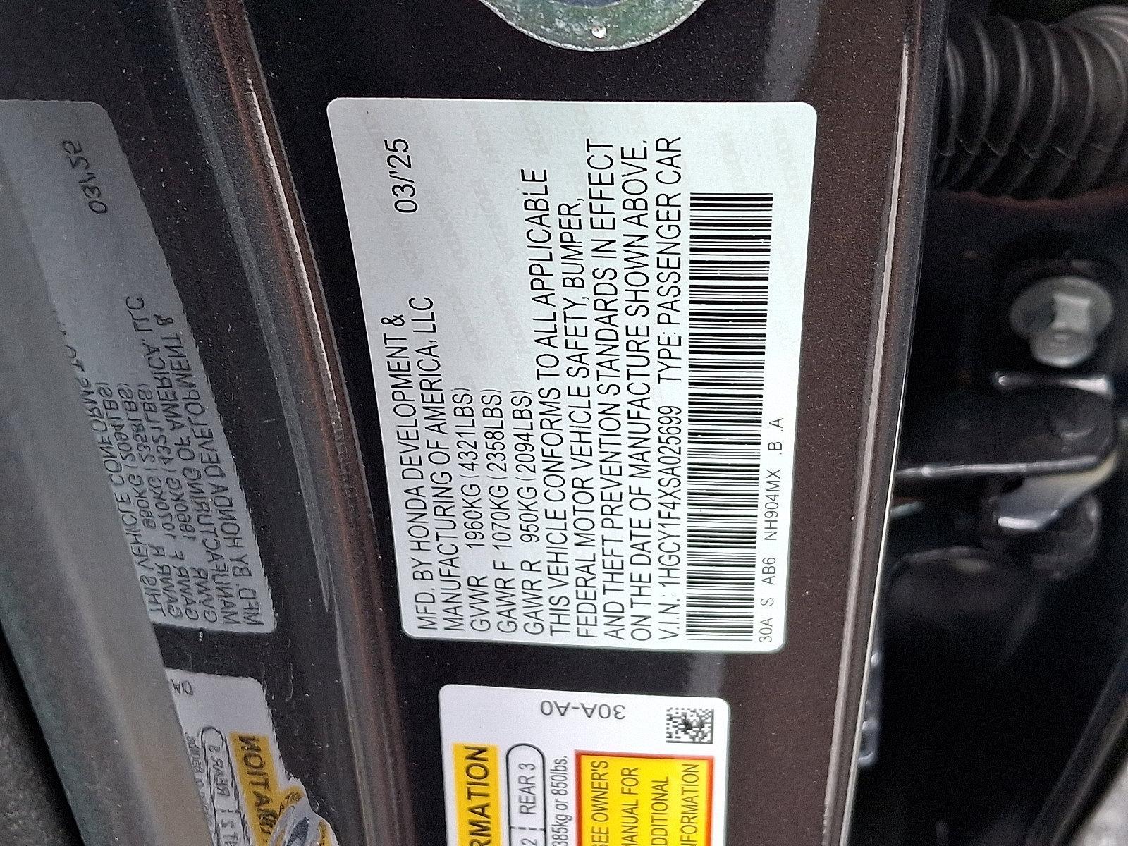 2025 Honda Accord Sedan Vehicle Photo in Harrisburg, PA 17111