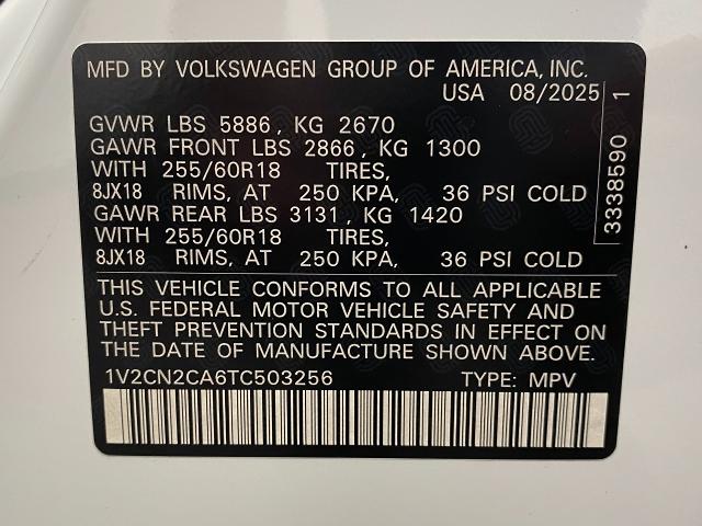 2026 Volkswagen Atlas Vehicle Photo in Appleton, WI 54913