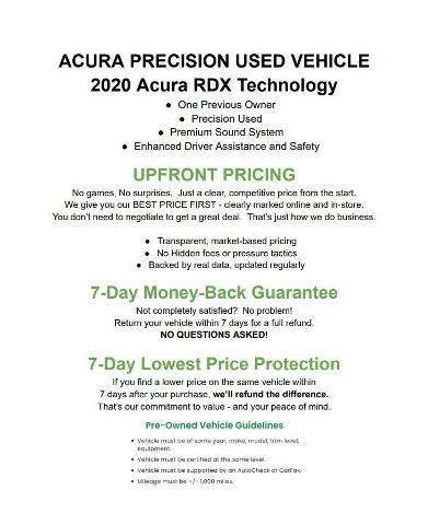 2020 Acura RDX Vehicle Photo in Neenah, WI 54956