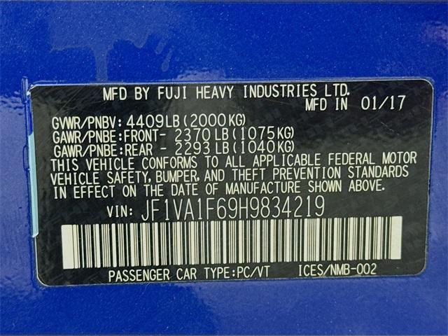 2017 Subaru WRX Vehicle Photo in Everett, WA 98204