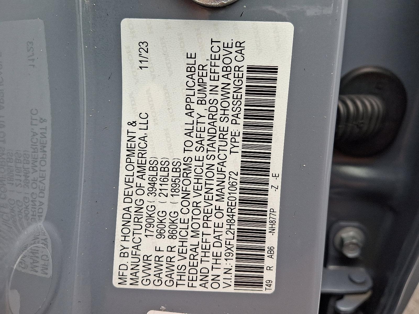2024 Honda Civic Hatchback Vehicle Photo in Harrisburg, PA 17111