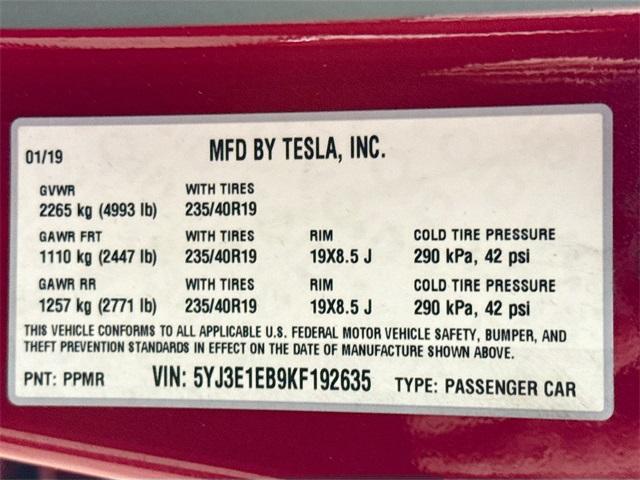 2019 Tesla Model 3 Vehicle Photo in Everett, WA 98204