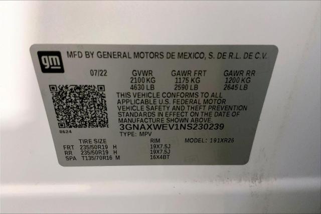 2022 Chevrolet Equinox Vehicle Photo in INDEPENDENCE, MO 64055-1314