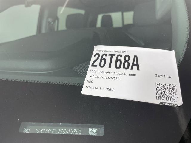 2025 Chevrolet Silverado 1500 Vehicle Photo in GILBERT, AZ 85297-0402
