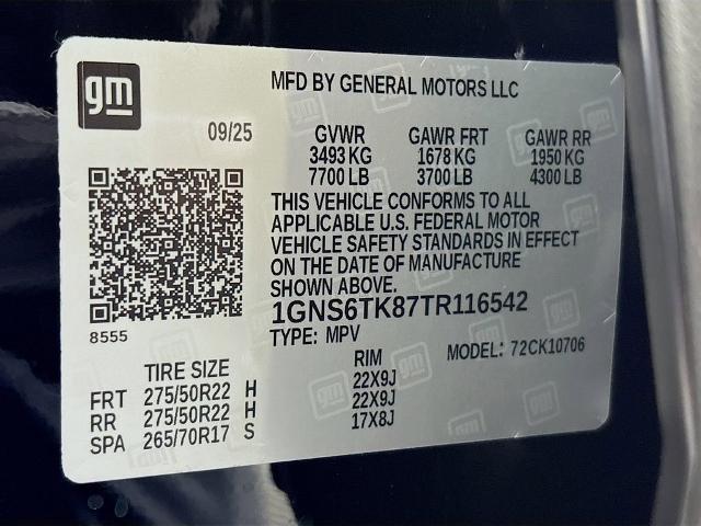2026 Chevrolet Tahoe Vehicle Photo in PUYALLUP, WA 98371-4149